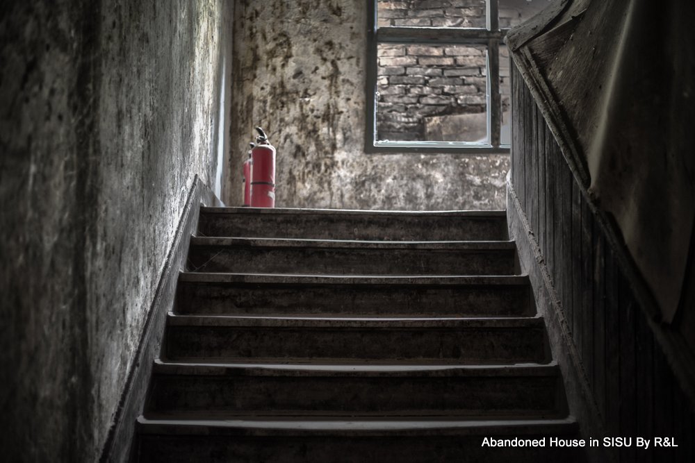 The stair-case to the 2nd floor